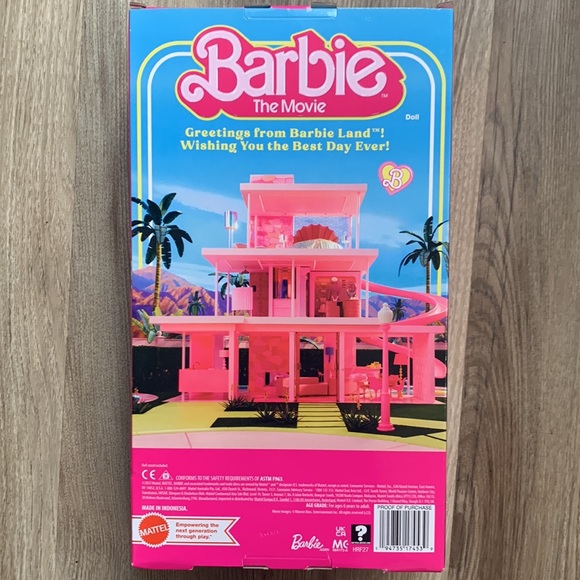 Barbie The Movie Collectible Ken Doll Wearing Denim New Mattel - Picture 3 of 7